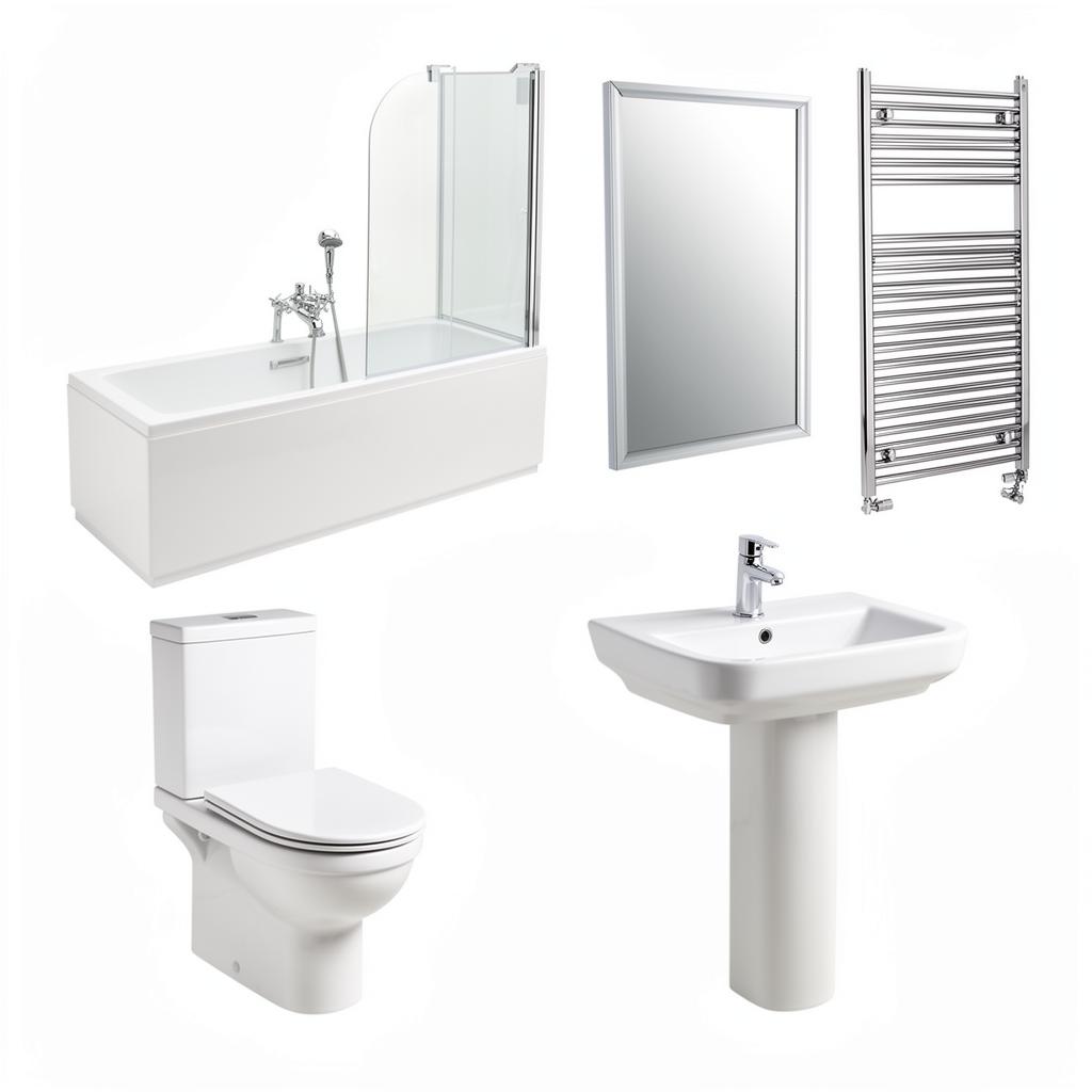 £3,000 Package fitted bathroom package — suite, panels, flooring and installation included
